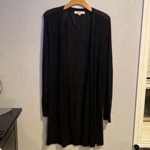 Black Light Weight long Cardigan - Loft